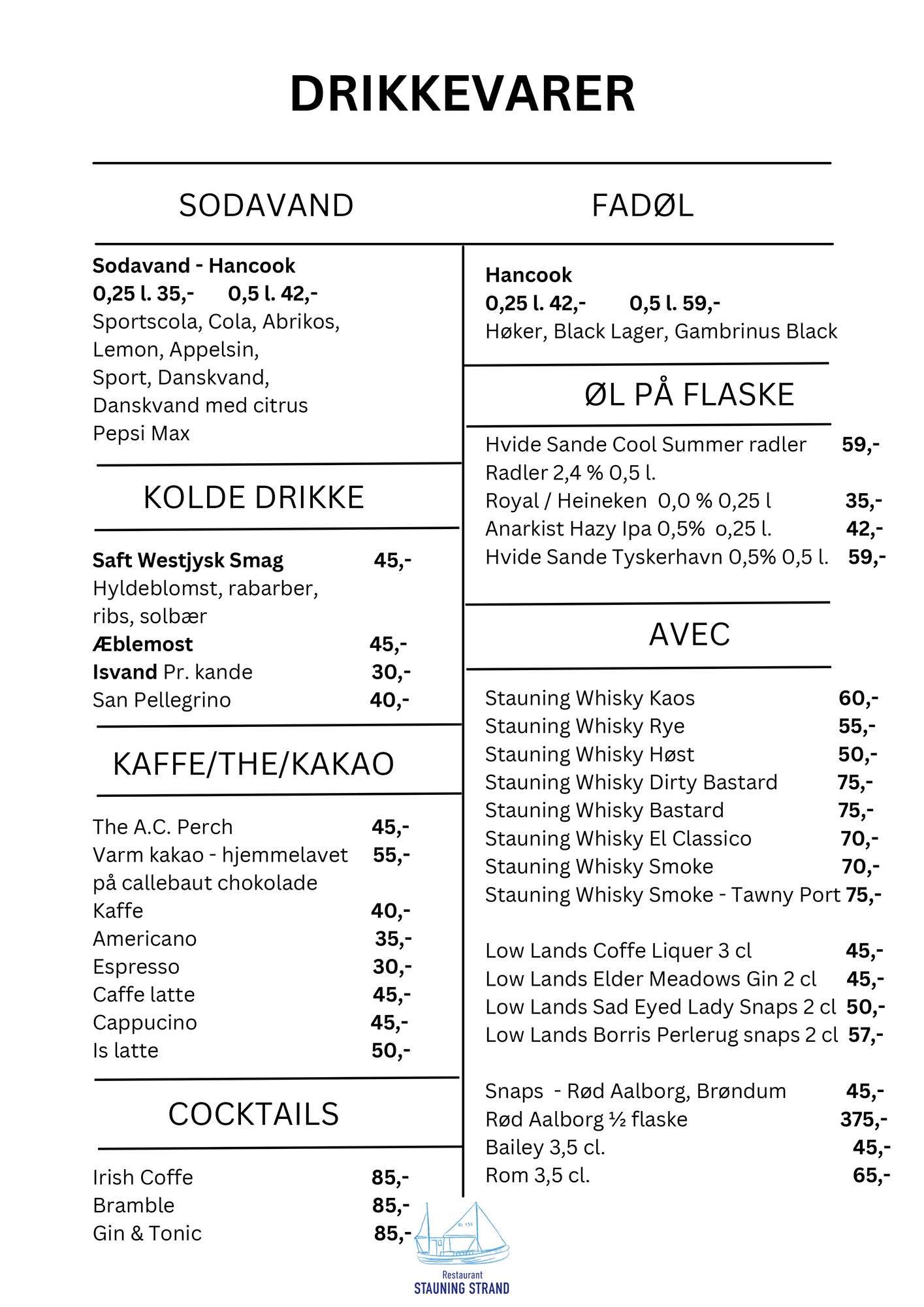 drikkevarer